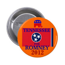Tennessee  for Romney 2012 Pins