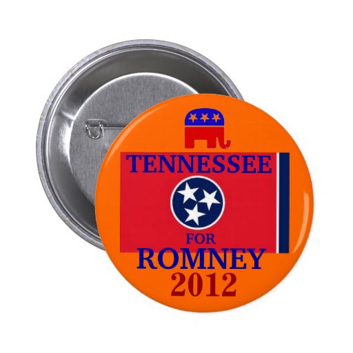 Tennessee  for Romney 2012 Pins