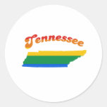 TENNESSEE GAY PRIDE ROUND STICKERS