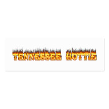Tennessee hottie fire and flames business card templates