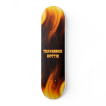 Tennessee Hottie fire and red marble heart. skateboards by ultraflames Tennessee Hottie fire and red marble heart. skateboards