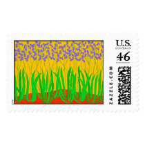 Tennessee Irises for Ethridge Knight postage