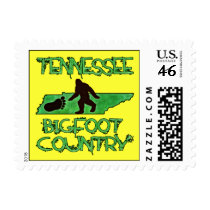 Tennessee Is Bigfoot Country Postage Stamp
