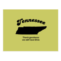 Tennessee Motto - Thank goodness Post Card