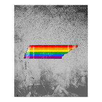 TENNESSEE PRIDE - DISTRESSED -.png Poster