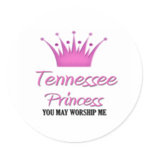 Tennessee Princess stickers by flagshirt Tennessee Princess stickers
