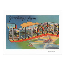 Tennessee (Riverboat Scene) Post Card