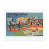 Tennessee (Riverboat Scene) Post Card