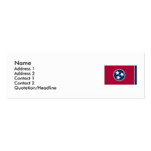 Tennessee State Flag Business Card Templates