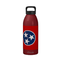 Tennessee State Flag Liberty Bottle Reusable Water Bottles