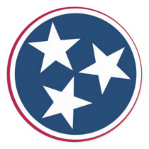 Tennessee State Flag stickers by TheFlagStore Tennessee State Flag stickers