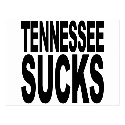 Tennessee Sucks Post Cards