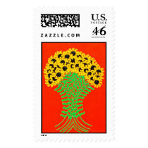 Tennessee Sunflowers postage