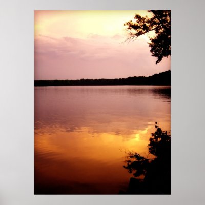 Tennessee Sunset Print by leliathomas