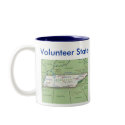 Tennessee Symbols & Map mugs