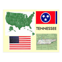 Tennessee, USA Post Card