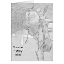 Tennessee Walking Horse card by KheestoneImages Tennessee Walking Horse card