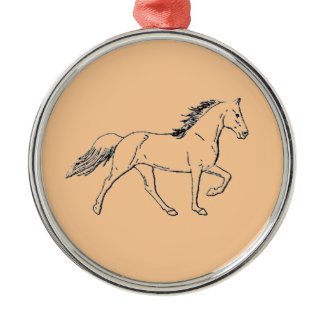 Tennessee Walking Horse Christmas Ornament