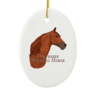 Tennessee Walking Horse Sorrel Chestnut Ornaments