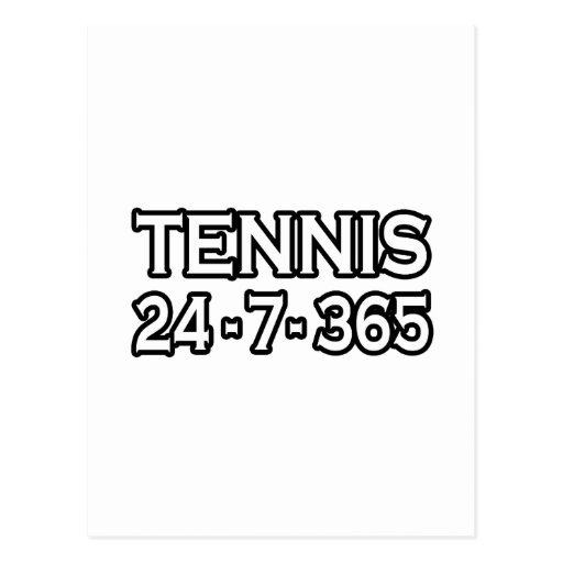 Tennis 24-7-365 postcards