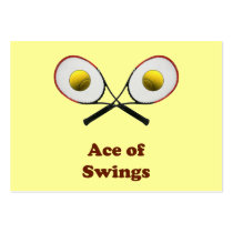 Tennis Ace of Swings Business Card