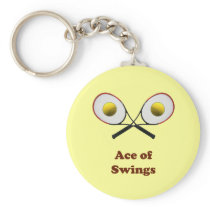 Tennis Ace of Swings Keychain