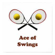 Tennis Ace of Swings Posters