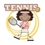 TENNIS - African American Girl T shirts and Gifts