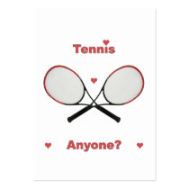 Tennis Anyone Business Card Template