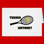 Tennis Anyone? cards