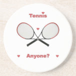 Tennis Anyone Drink Coaster