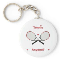 Tennis Anyone Key Chains