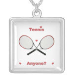 Tennis Anyone Custom Necklace