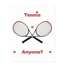 Tennis Anyone Post Cards