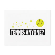 Tennis Anyone postcard by gstrickzazzle Tennis Anyone postcard