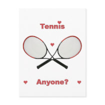Tennis Anyone Post Cards