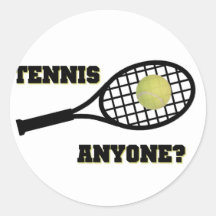 Tennis Anyone? Sticker