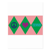 Tennis Argyle Post Card