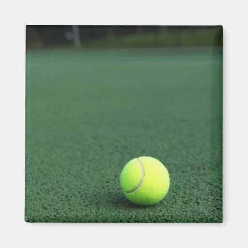 Tennis Ball 2 Inch Square Zazzle