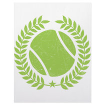 Tennis Ball and tennis Team Vintage design letterhead