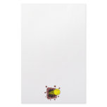 tennis ball breaking through brick wall personalized stationery