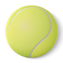 Tennis Ball Button by postcardsfromtheedge Tennis Ball Button