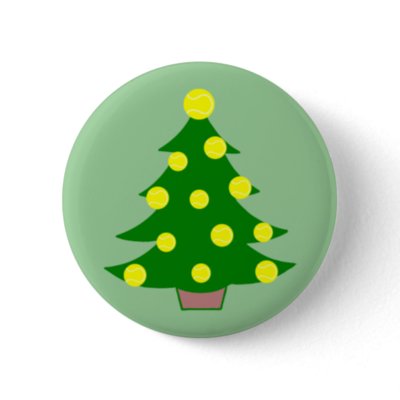 Tennis Ball Christmas Tree buttons