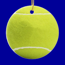 Tennis Ball Christmas Tree Ornament