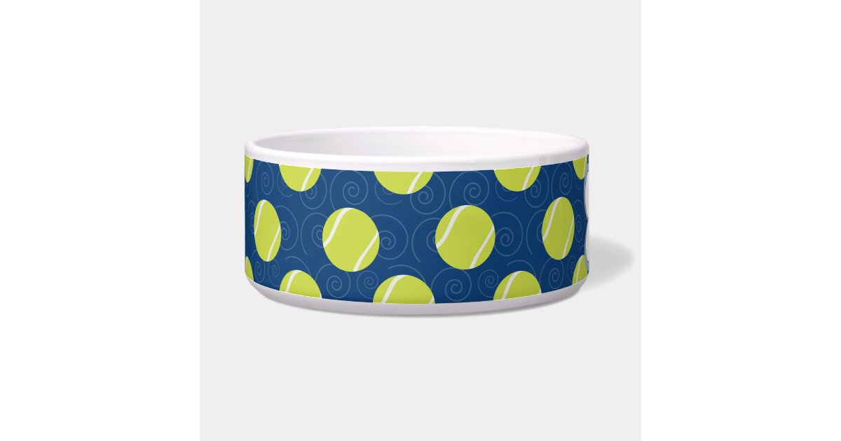 Tennis Ball In Dog Food Bowl Tennis Ball In Dog Food Bowl
