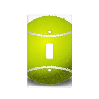 Tennis Ball Design Light Switch Cover