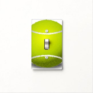 Tennis Ball Design Light Switch Cover