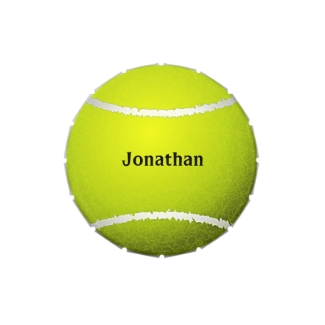 Tennis Ball Design Party Favor Candy Container
