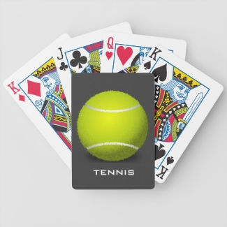Tennis Ball Design Playing Cards