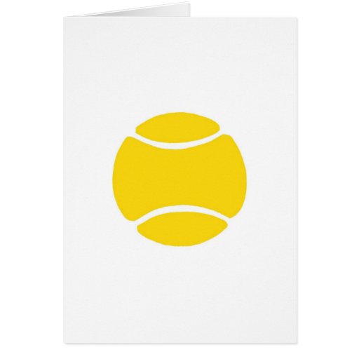 Tennis Ball Greeting Card